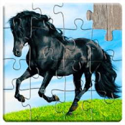 Horse Jigsaw Puzzles Game - For Kids & Adults *
