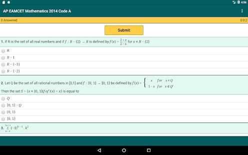 EAMCET Previous Papers скриншот 2