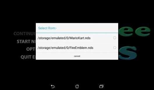Free DS Emulator स्क्रीनशॉट 1