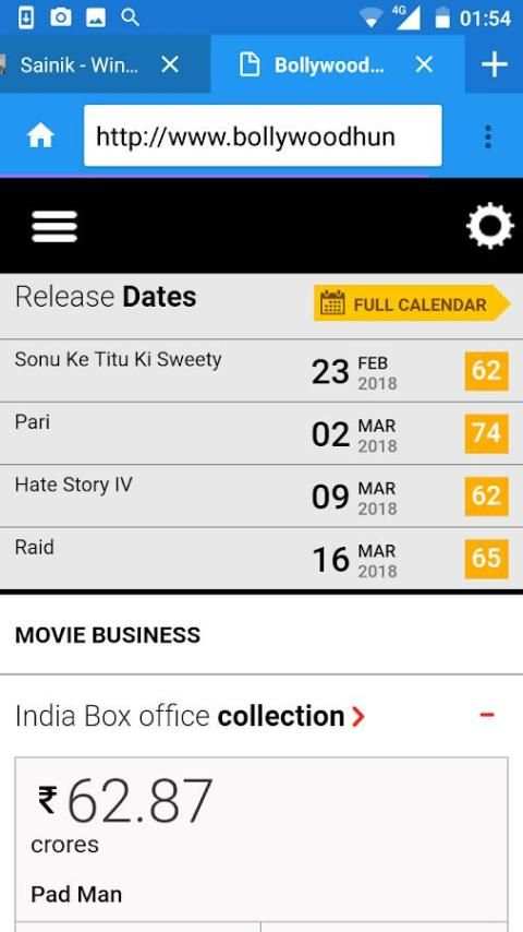 Sainik Browser screenshot 1