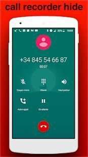 automatic call recorder with hide app icon स्क्रीनशॉट 7