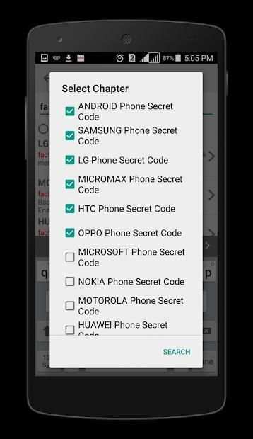 Phones Secret Codes screenshot 8