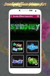 Smoke Effect Name Art Photo Editor screenshot 5