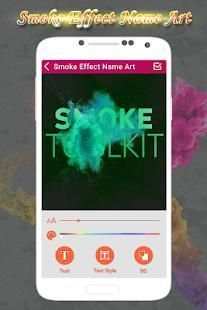 Smoke Effect Name Art Photo Editor screenshot 2