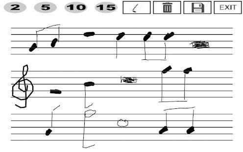 Music Staff Draw Note स्क्रीनशॉट 2