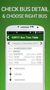 GSRTC Bus Time Table screenshot 2