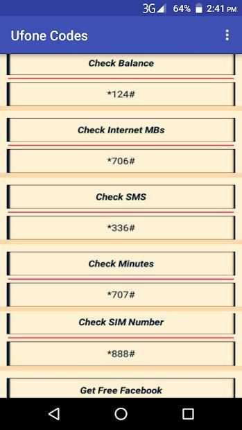 Pakistan All Sim Codes screenshot 5