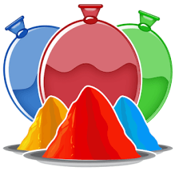 ikon Holi Balloon Slice Rush