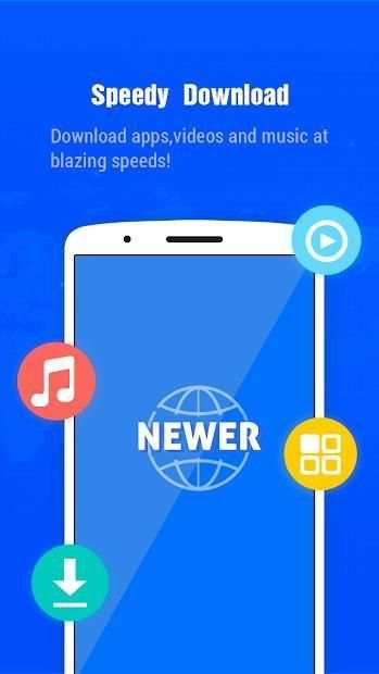 Newer Browser - exploer & private screenshot 1