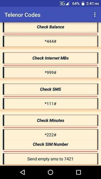 Pakistan All Sim Codes screenshot 3