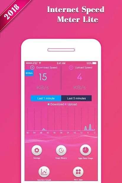 Internet Speed Meter Lite 2018 screenshot 4