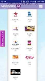 Videocon d2h Channel List screenshot 1