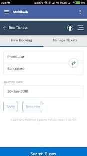 Bus Ticket booking screenshot 2