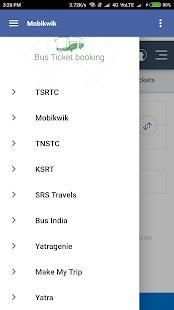 Bus Ticket booking screenshot 1