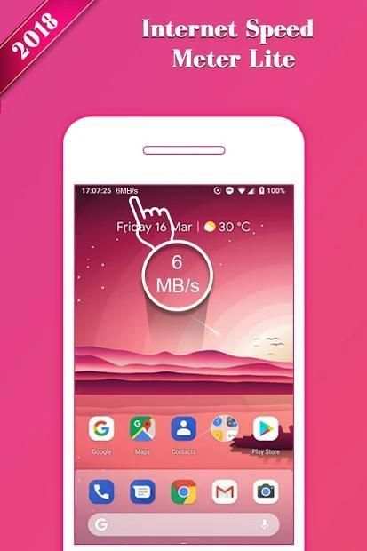 Internet Speed Meter Lite 2018 screenshot 2