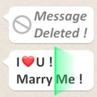 ikon Check Deleted Messages For Whatsp