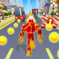 Subway Alien Ben Run 10