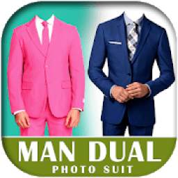 Man Dual Suit Photo Editor