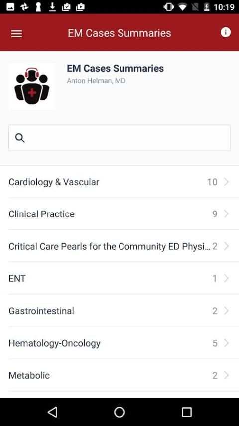 EM Cases Summaries screenshot 4