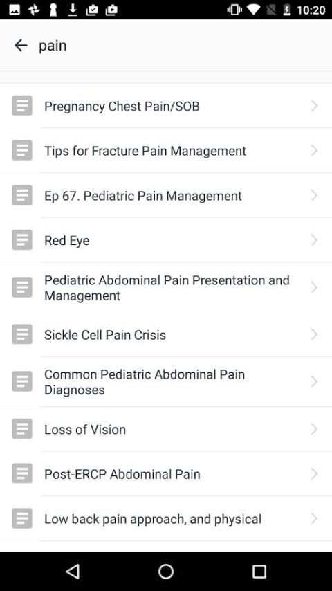EM Cases Summaries screenshot 1