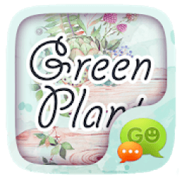 ikon (FREE) GO SMS GREEN PLANT THEME