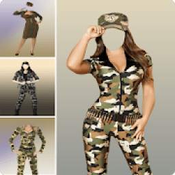 Army Women Photo Suit - commando hd effect editor