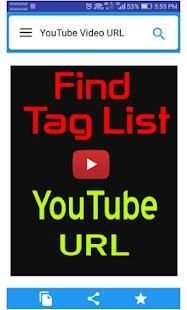 YouTube Video Tag List Finder & Thumbnail Download screenshot 1