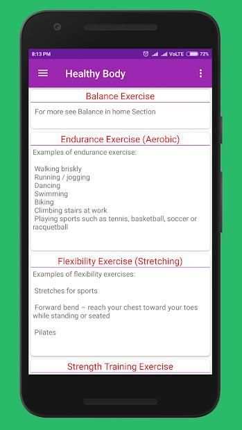 Healthy Body Tips screenshot 1