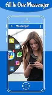 All in One Messenger 2018 -All Social Network 2018 screenshot 3