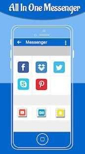 All in One Messenger 2018 -All Social Network 2018 screenshot 5