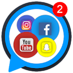All in One Messenger 2018 -All Social Network 2018 icon