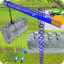 Border Security Wall Construction Build Free icon