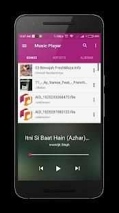 Music Player स्क्रीनशॉट 2