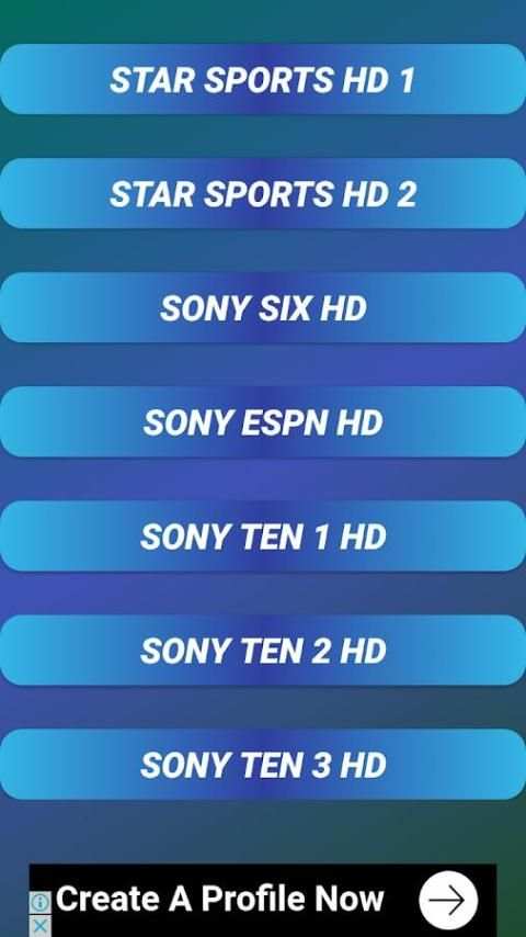 Live Sports TV Channel free स्क्रीनशॉट 6