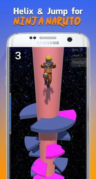 Helix & jump for ninja Naruto screenshot 1
