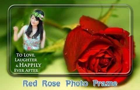 Red Rose Photo Frames screenshot 1