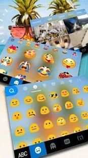 Sunglass Pinapple Keyboard Theme screenshot 1