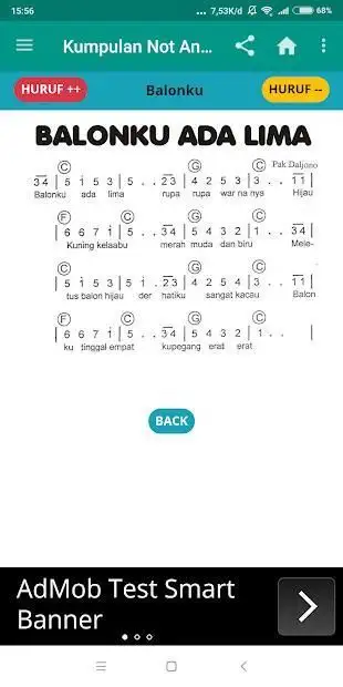Kumpulan Not Angka Lagu Indonesia App لـ Android Download - 9Apps