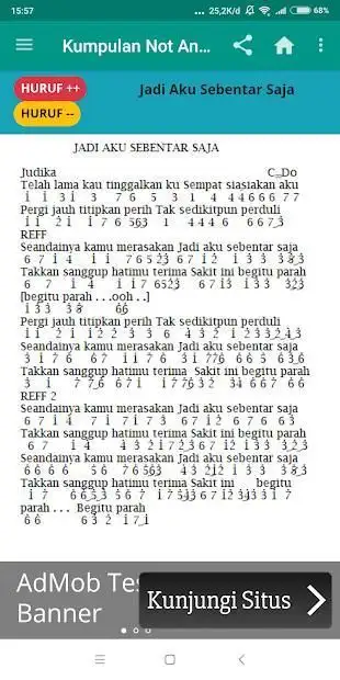 Kumpulan Not Angka Lagu Indonesia App لـ Android Download - 9Apps