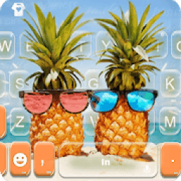 ikon Tema Keyboard Sunglass Pinapple