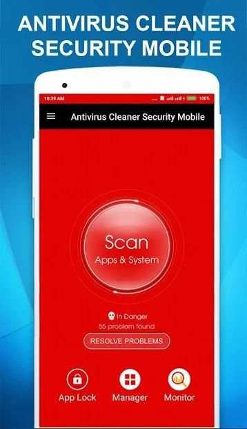 Antivirus Cleaner Security Mobile screenshot 1