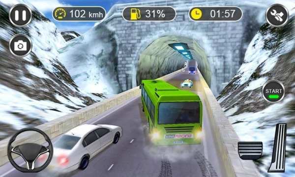 Telolet Bus Racing : Hill Climb Bus Simulator 3D screenshot 3