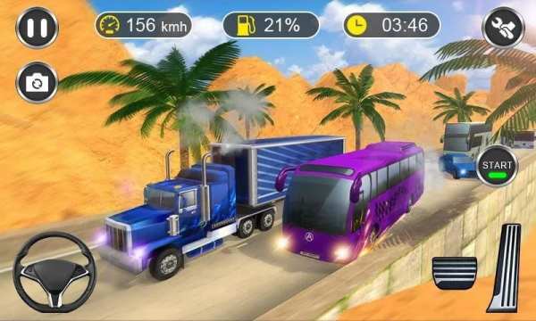Telolet Bus Racing : Hill Climb Bus Simulator 3D screenshot 2