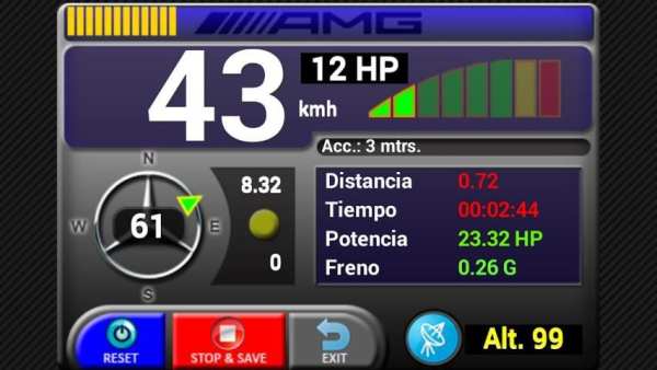 Car Performance Meter, speedometer gauge with gps screenshot 9