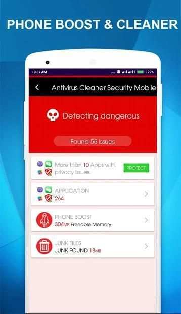 Antivirus Cleaner Security Mobile screenshot 5