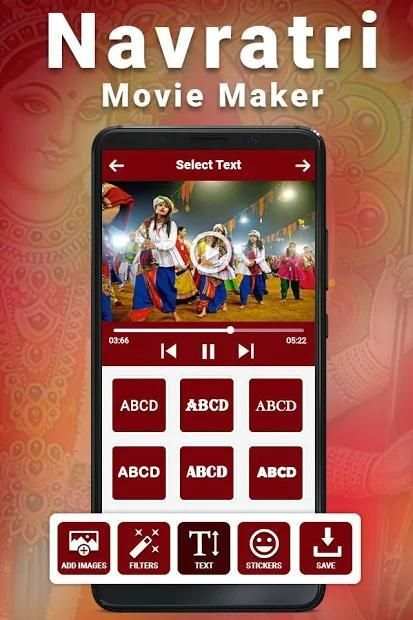 Navratri Movie Maker -2018 स्क्रीनशॉट 3