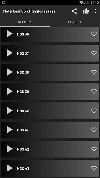 Metal Gear Solid Ringtones Free screenshot 2
