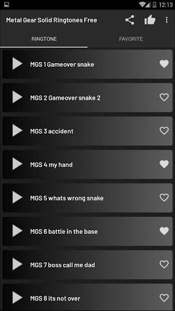 Metal Gear Solid Ringtones Free screenshot 7