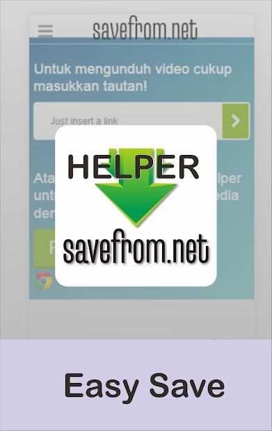 Helper SaveFromnet lates screenshot 1