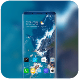 Theme for jio phone2 beach wallpaper आइकन